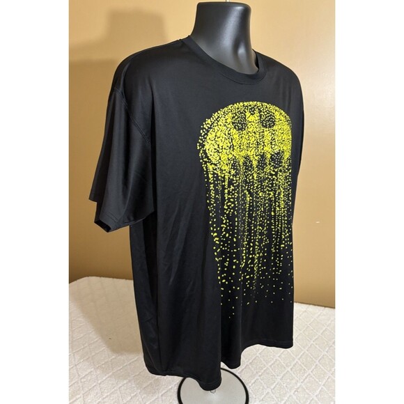 Batman DC Comics Cascading Logo Soft Feel Black Shirt Men’s Size XL - Picture 7 of 14